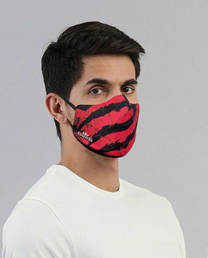 Gods - Xator Combat Face Protector Mask - Red Black Claw - Accessories