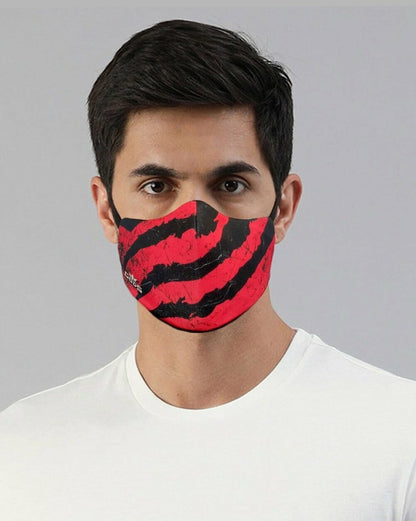 Gods - Xator Combat Face Protector Mask - Red Black Claw - Accessories