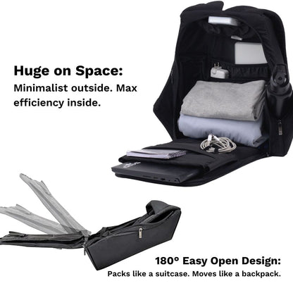 Gods - Zarc X: 22L Anti - Theft Laptop Backpack for 15.6” Laptops | Secure & Sleek Design - 