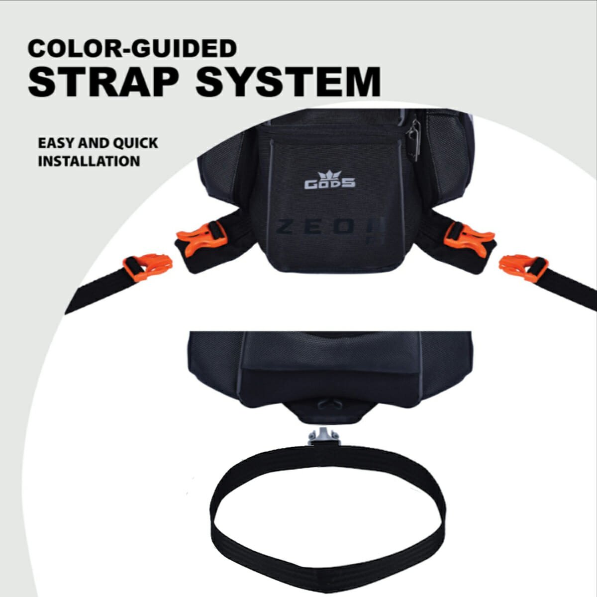 Gods - ZEON R1 Non Magnetic - Mounting Straps - Accessories
