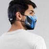 Xator Combat Face Protector Mask (Blue) - RoadGods