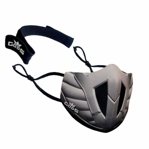 Xator Combat Face Protector Mask (Silver Black) - RoadGods