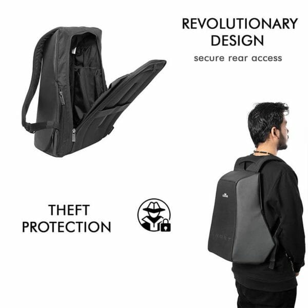 Ghost - Anti-Theft Laptop Backpack (Daring Texture) - RoadGods